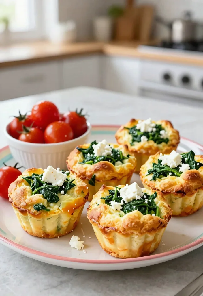 10 Whole30 Keto Recipes for Clean Low-Carb Everyday Meals - 6. Egg Muffins with Spinach and Feta