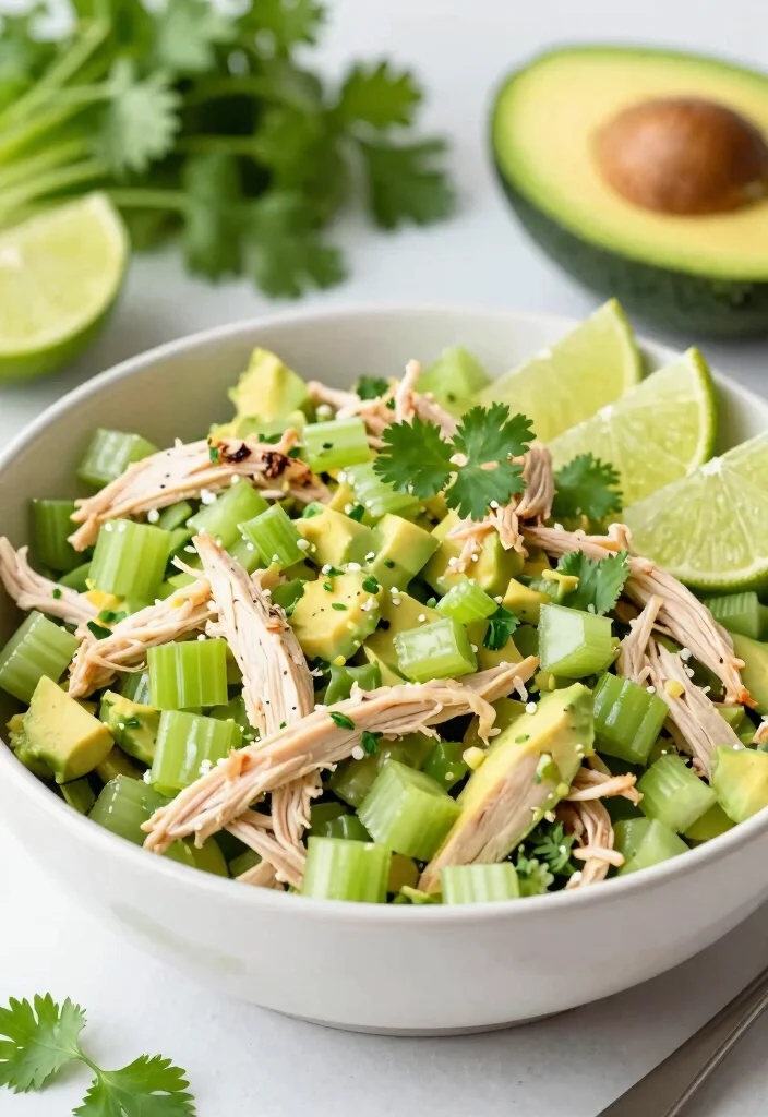 10 Whole30 Keto Recipes for Clean Low-Carb Everyday Meals - 7. Avocado Chicken Salad
