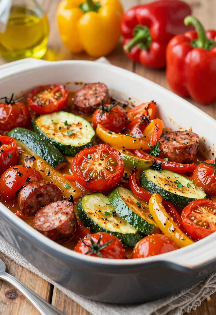 12 Dump-and-Bake Dinner Recipes for Zero-Prep Weeknight Meals - 2. Italian Sausage and Veggies Bake