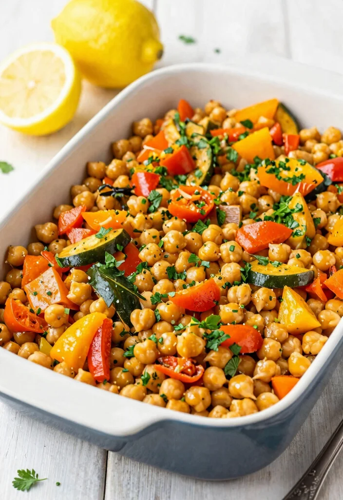 12 Dump-and-Bake Dinner Recipes for Zero-Prep Weeknight Meals - 6. Mediterranean Chickpea Casserole