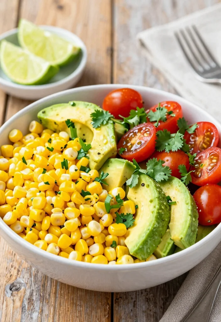 12 Healthy Corn Recipes for Fresh Flavorful Everyday Meals - 1. Sweet Corn and Avocado Salad