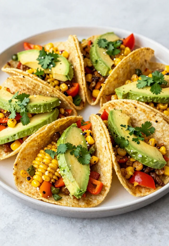 12 Healthy Corn Recipes for Fresh Flavorful Everyday Meals - 11. Roasted Corn and Bell Pepper Tacos