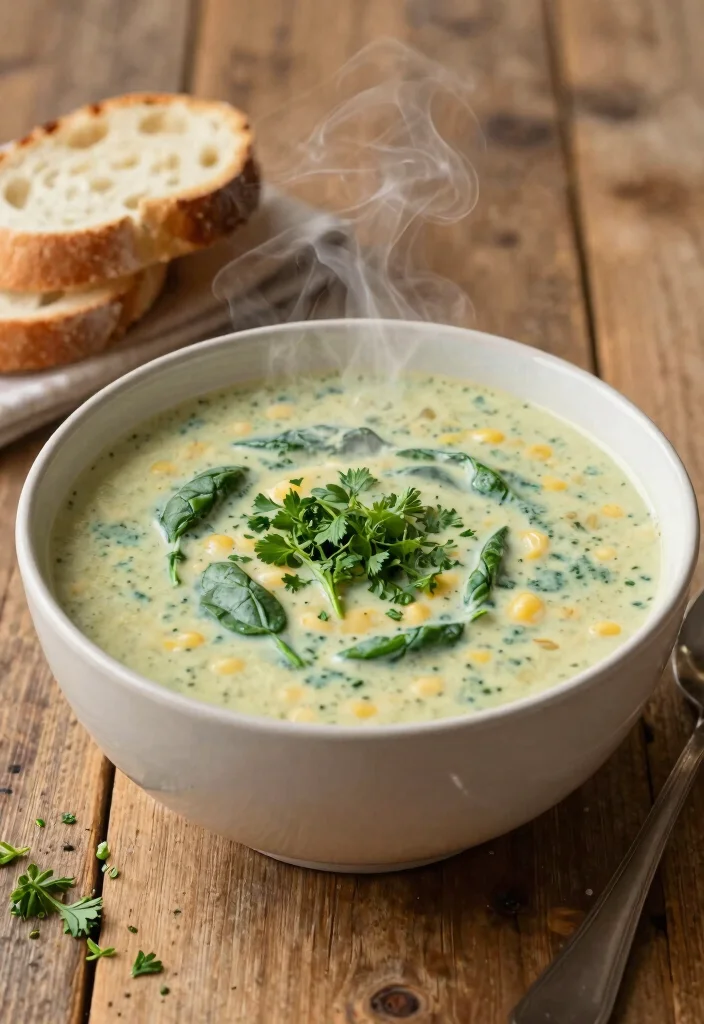 12 Healthy Corn Recipes for Fresh Flavorful Everyday Meals - 6. Corn Chowder with Spinach