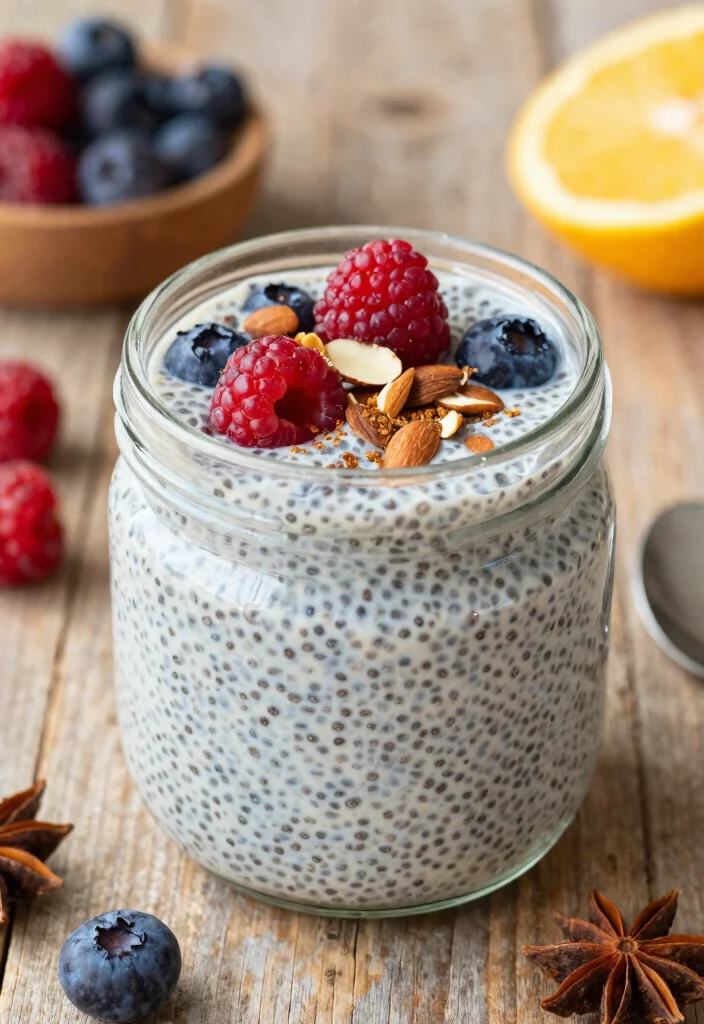 12 Healthy Indian Breakfast Recipes for Easy Flavorful Mornings - 6. Chia Seed Pudding with Indian Flavors