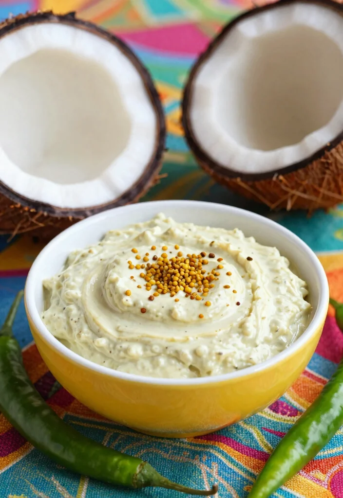 12 Healthy Indian Recipes for Fresh Flavorful Everyday Eating - 12. Coconut Chutney - A Zesty Dip for Every Meal