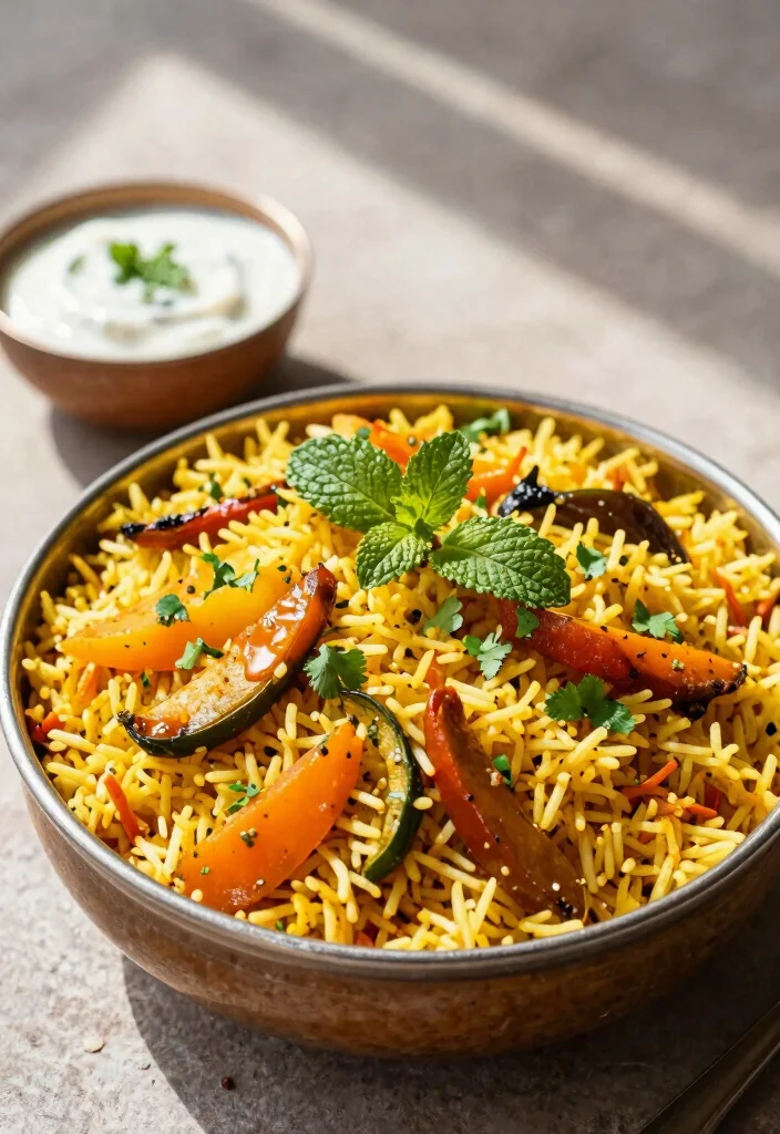 12 Healthy Indian Recipes for Fresh Flavorful Everyday Eating - 3. Vegetable Biryani - A Fragrant One-Pot Wonder