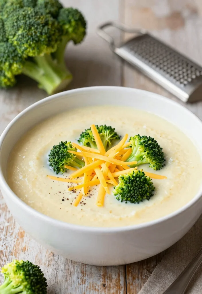 12 Healthy Keto Soup Recipes for Light Cozy Low-Carb Bowls - 6. Broccoli Cheddar Soup