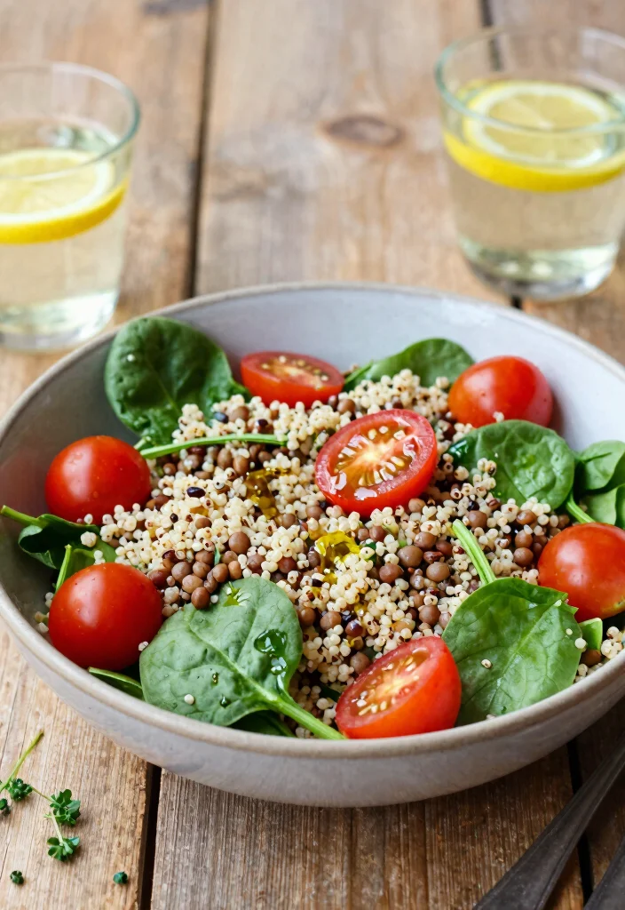 12 Healthy Lentil Recipes for Easy Protein-Packed Meals - 3. Lentil and Quinoa Salad