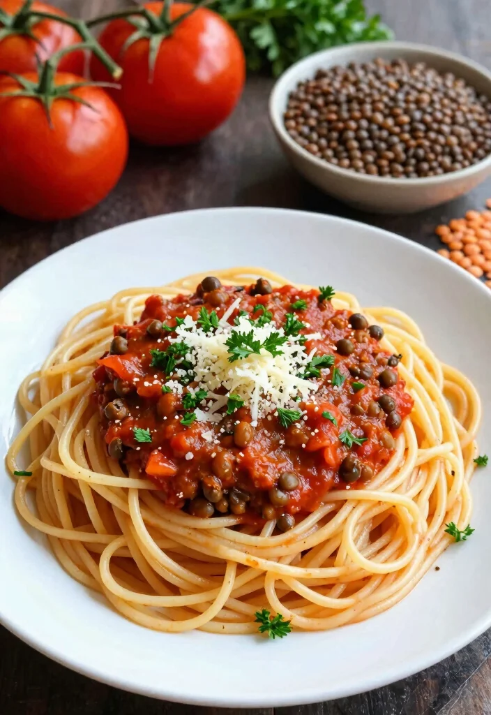 12 Healthy Lentil Recipes for Easy Protein-Packed Meals - 7. Lentil Bolognese