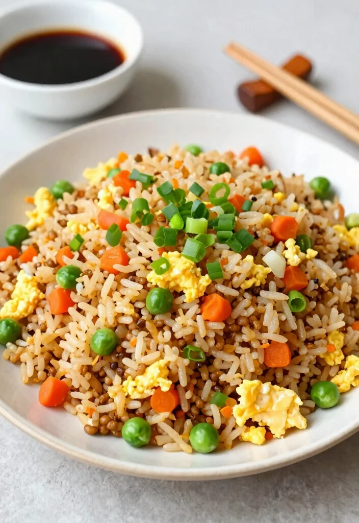 12 Healthy Lentil Recipes for Easy Protein-Packed Meals - 9. Lentil Fried Rice