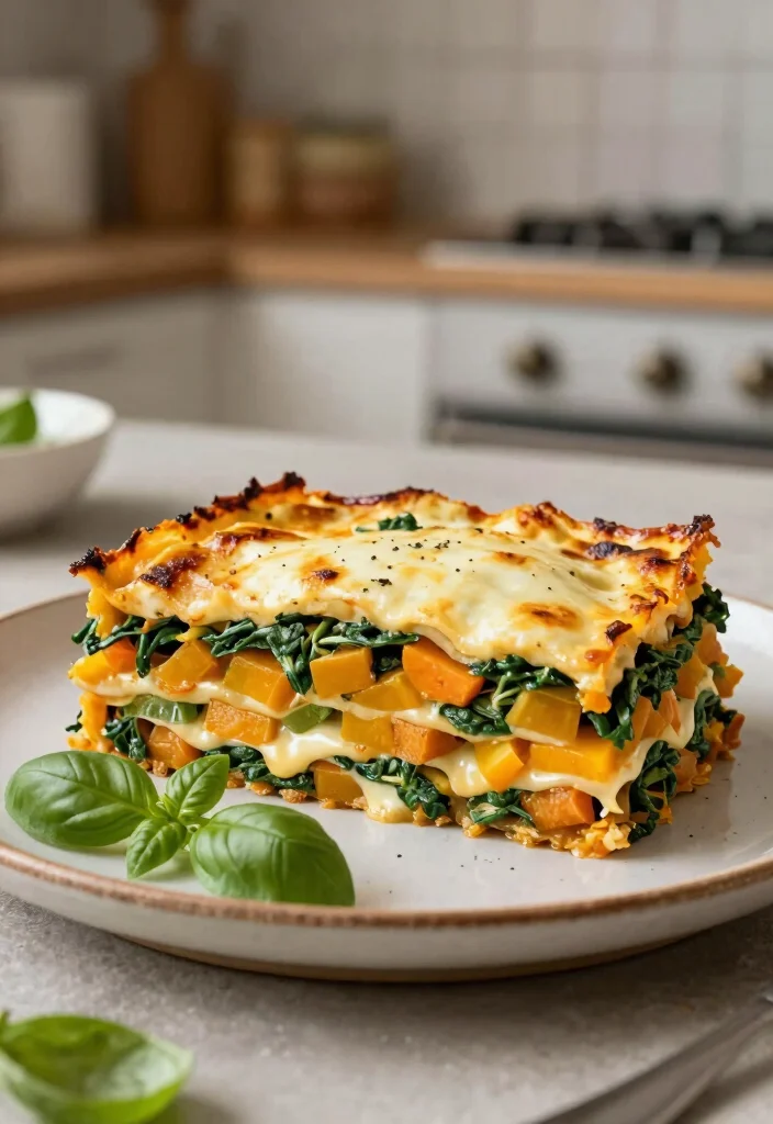 12 Healthy Squash Recipes for Cozy Nutritious Seasonal Meals - 5. Savory Squash and Spinach Lasagna