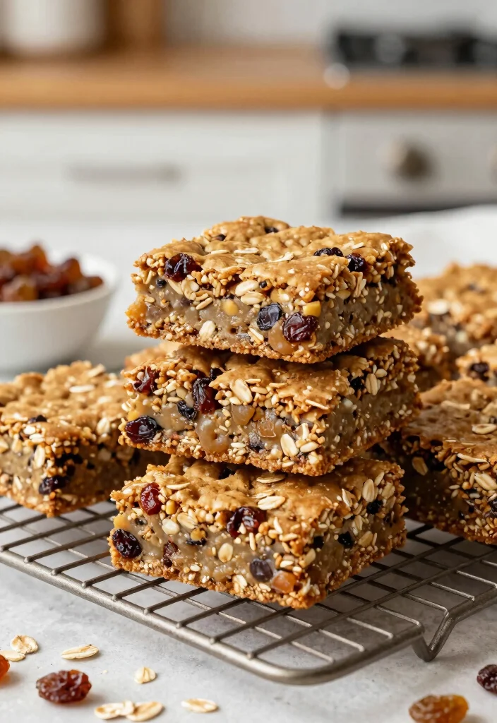 12 Healthy Sweet Snack Recipes for Light Naturally Sweet Bites - 12. Oatmeal Raisin Energy Bars