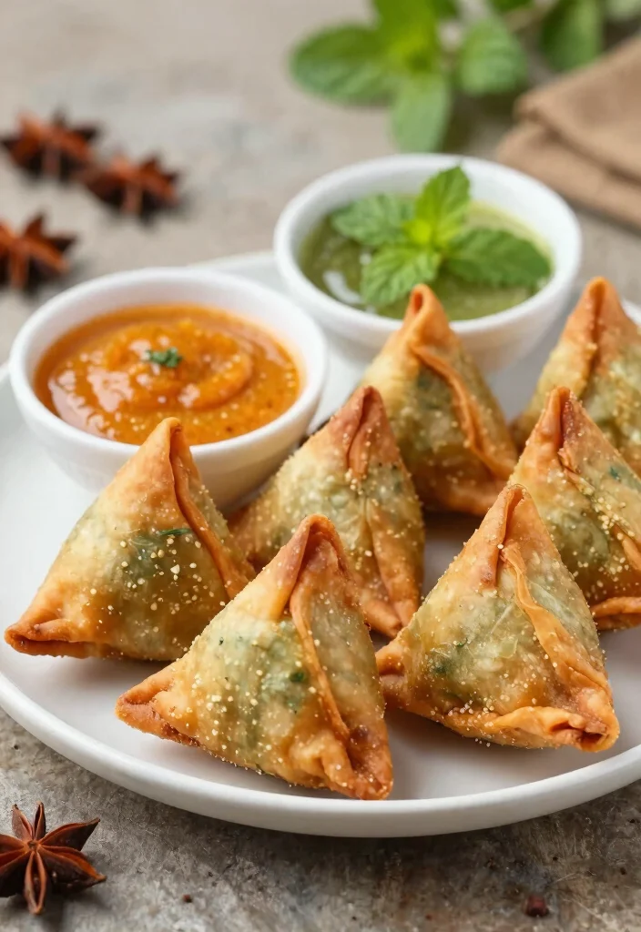 12 Indian Vegetarian Snack Recipes for Flavorful Easy Bites - 1. Vegetable Samosas