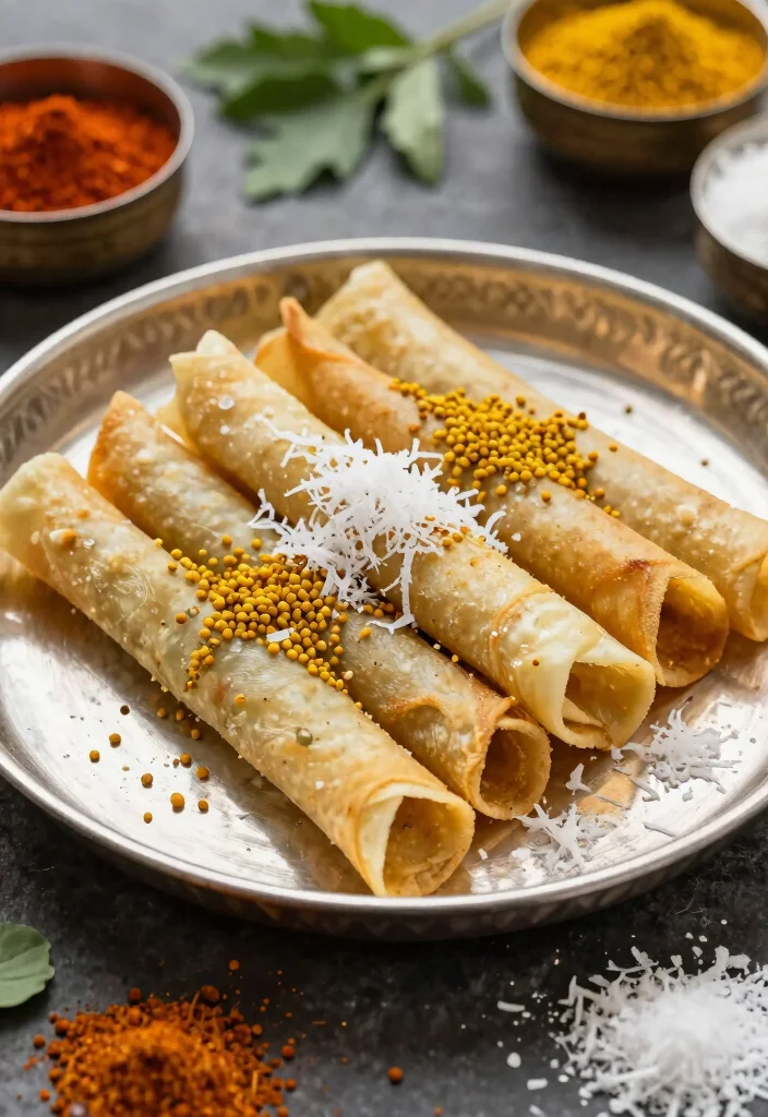 12 Indian Vegetarian Snack Recipes for Flavorful Easy Bites - 12. Khandvi
