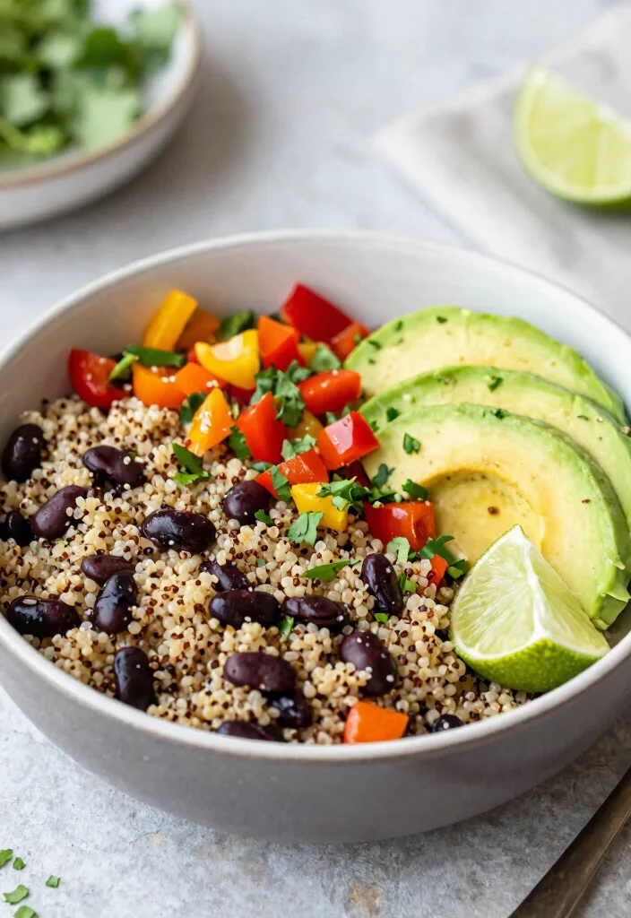 12 Macro-Friendly Dinner Recipes for Easy Balanced Eating - 1. Quinoa & Black Bean Bowls