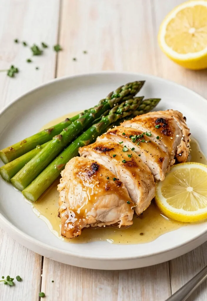 12 Macro-Friendly Dinner Recipes for Easy Balanced Eating - 2. Lemon Garlic Chicken with Asparagus