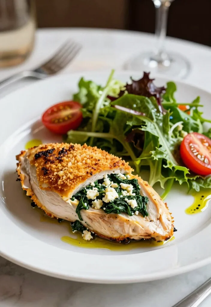 12 Macro-Friendly Dinner Recipes for Easy Balanced Eating - 6. Spinach & Feta Stuffed Chicken Breasts