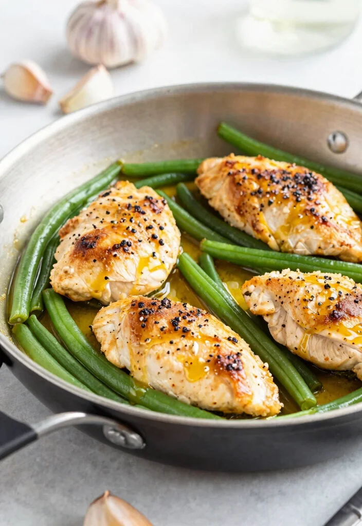 12 Simple Family Dinner Recipes for Quick Weeknight Meals - 8. Easy Garlic Butter Chicken and Green Beans