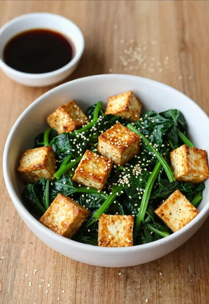 12 Vegan Buddha Bowl Recipes for Balanced Flavorful Eating - 6. Buddha Bowl with Tofu and Spinach