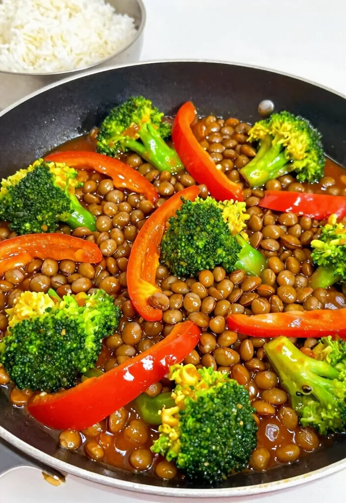 12 Vegetarian Lentil Recipes for Hearty Protein-Rich Meals - 11. Lentil and Vegetable Stir-Fry
