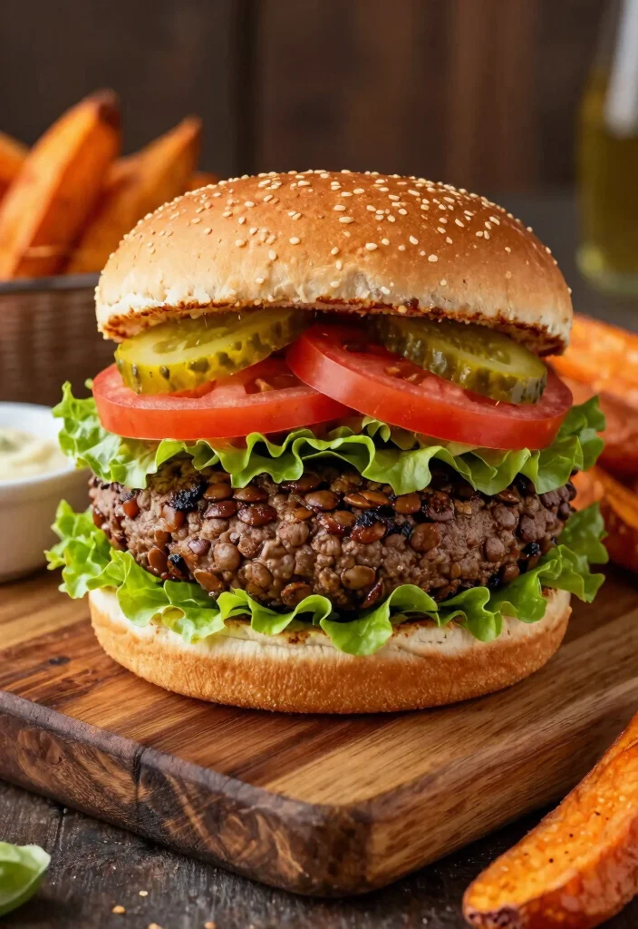 12 Vegetarian Lentil Recipes for Hearty Protein-Rich Meals - 5. Lentil Burgers