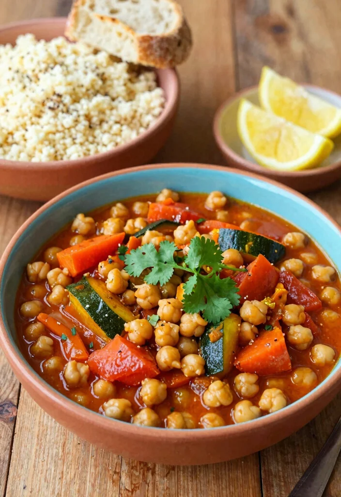 12 Vegetarian Stew Recipes for Cozy Plant-Based Comfort - 1. Moroccan Chickpea Stew
