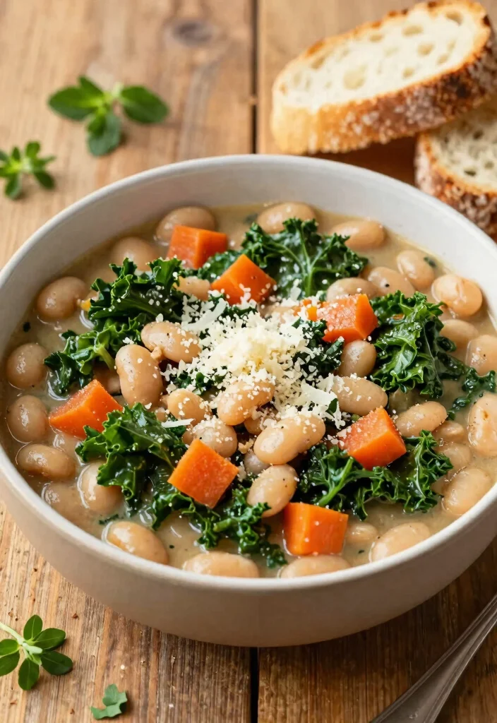 12 Vegetarian Stew Recipes for Cozy Plant-Based Comfort - 3. Italian White Bean and Kale Stew