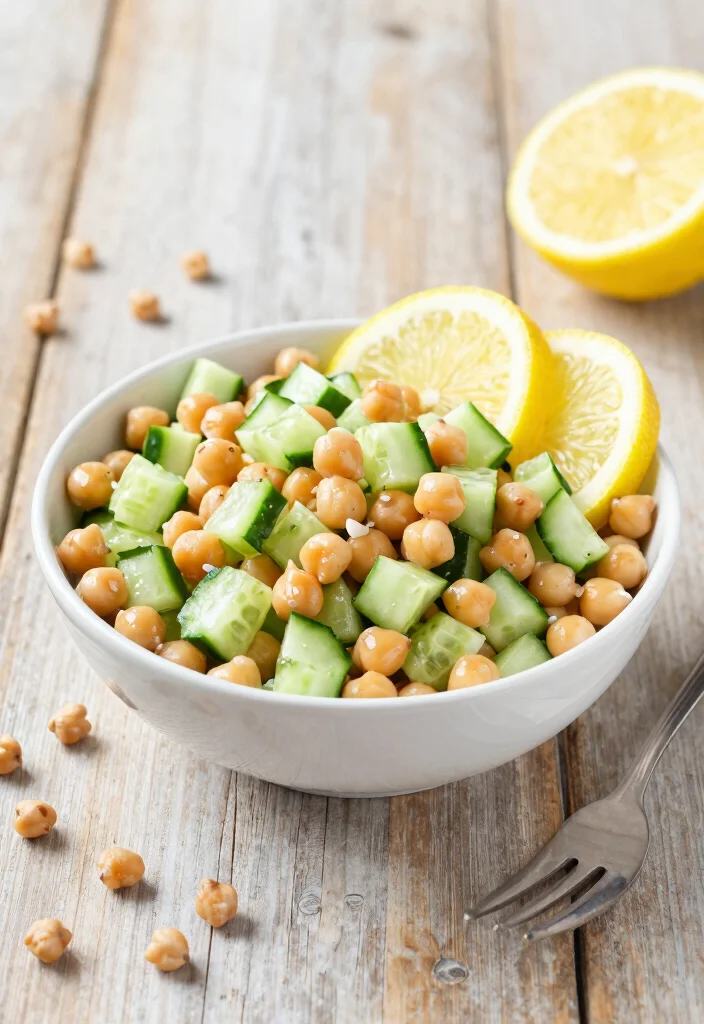 8 Three-Ingredient Vegetarian Recipes for Fast Simple Meals - 1. Zesty Chickpea Salad