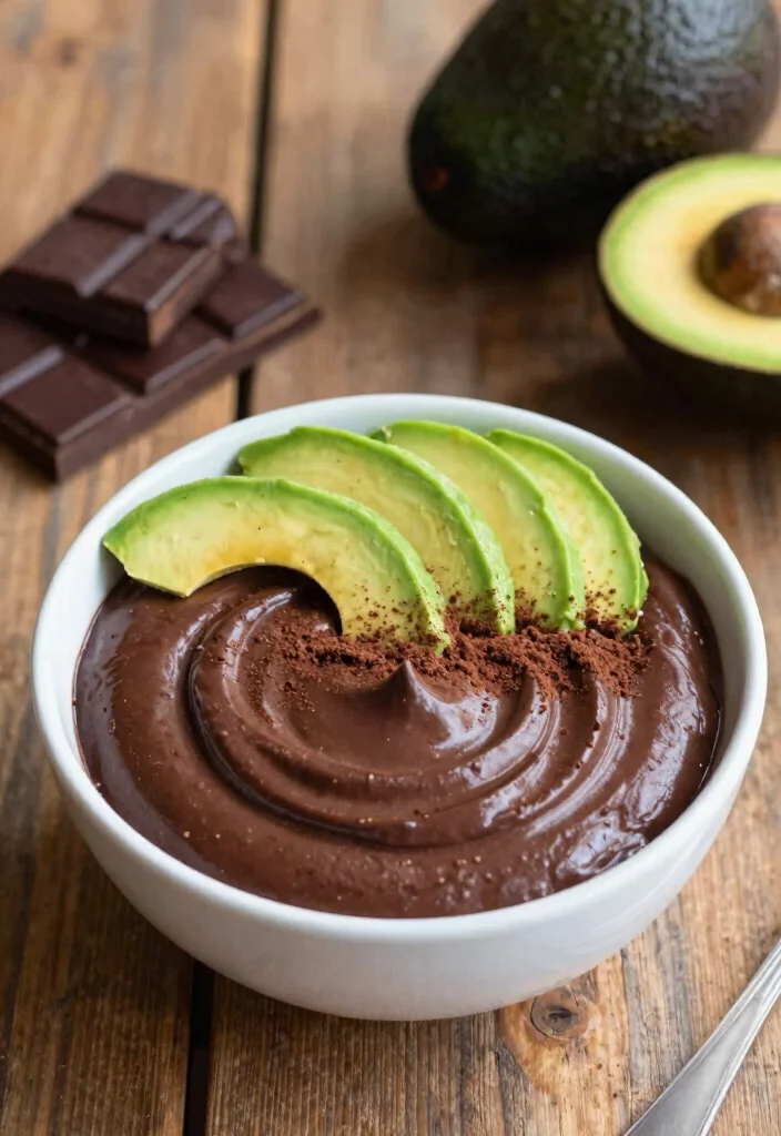 8 Vegan Ninja Creami Recipes for Light Easy Frozen Treats - 3. Rich Chocolate Avocado Delight