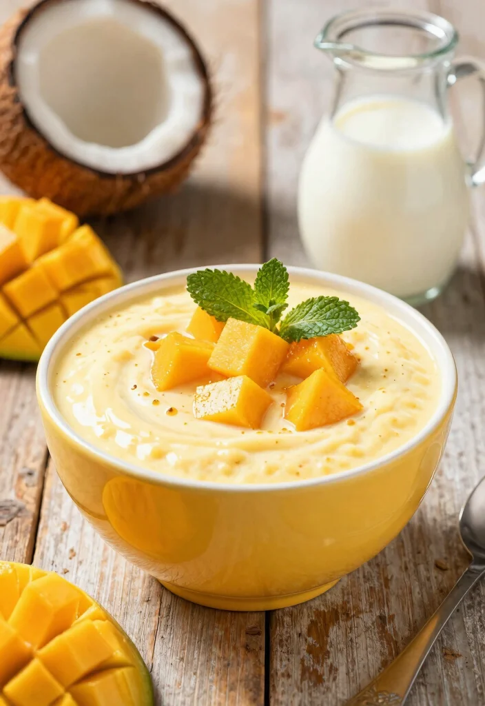 8 Vegan Ninja Creami Recipes for Light Easy Frozen Treats - 5. Creamy Mango Lassi Bowl